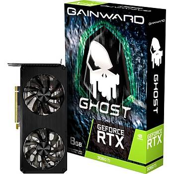 Gainward RTX3060Ti Ghost 8GB GDDR6 256bit NE6306T019P2-190 Ekran Kartý