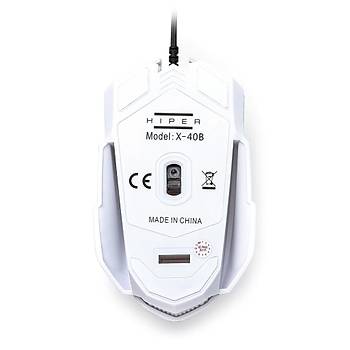 Hiper X-40 2400 DPI Kablolu Gaming Mouse