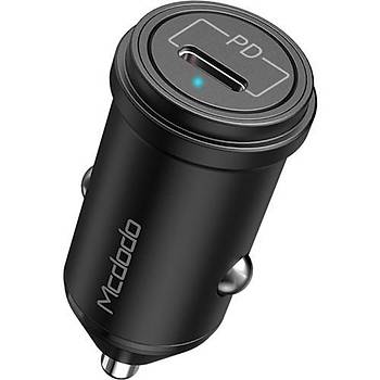 Mcdodo CC-7490 Ara arj Adaptr 20W Type-C PD k QC Siyah