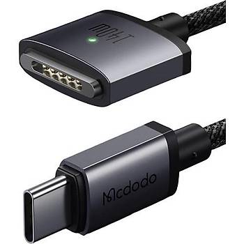 MCDODO CA-1470 140W TYPE-C TO MAGSAFE 3 ARJ KABLOSU 2M - SYAH