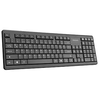 Philips SPT6314 Kablosuz Klavye-Mouse SET USB Siyah TR Q