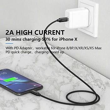 Mcdodo CA-6871 Pd Type-C To Lightning Data ve arj Kablosu 1.8M