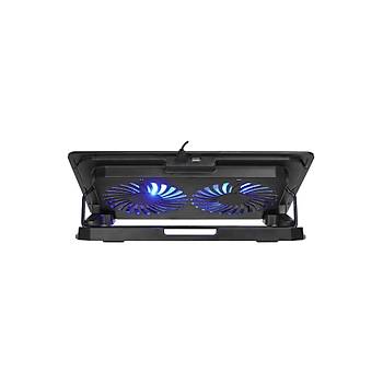 Addison WAFT AD-S1 Waft Mavi Led Ikl ift Fanl ift Usbli Notebook Soutucu Stand