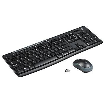 Logitech MK270 Siyah Q Kablosuz Klavye-Mouse