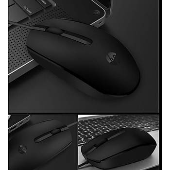 Hp M10 Kablolu Siyah Mouse 