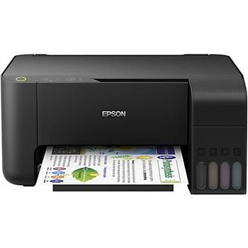 Epson L3110 Tanklı Renkli A4 Yazıcı Fotokopi Tarayıcı
