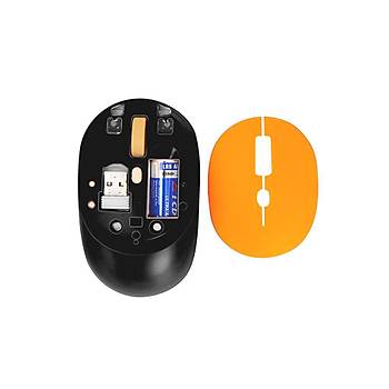 HP M231 Bluetooth & Wireless Dual Mode Mouse Siyah-Turuncu