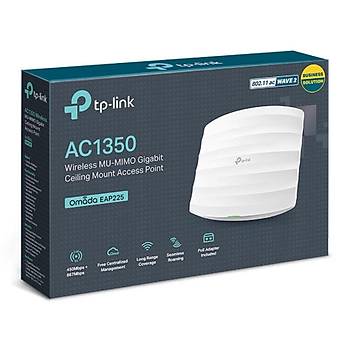 Tp-link EAP225 1200Mbps Kablosuz Gigabit Tavan Tipi Access Point