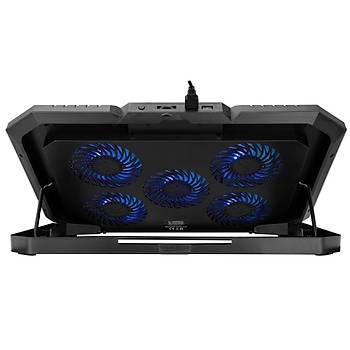 Rampage AD-RC15 Spear 5 Fanl RGB Ikl 15.6 Uyumlu Notebook Soutucu