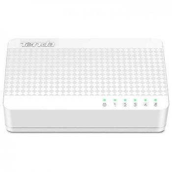 Tenda S105 5 Port 10/100Mbps Masast Switch Beyaz