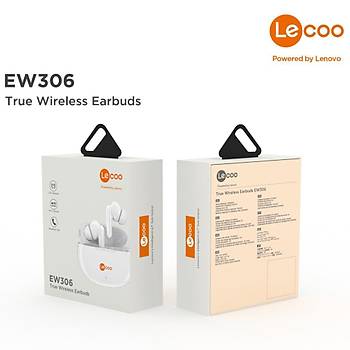 Lecoo Ew306 Hi-fi Bluetooth 5.1 Tws Kablosuz Kulak Içi Kulaklık Beyaz