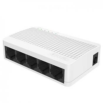 Tenda S105 5 Port 10/100Mbps Masast Switch Beyaz