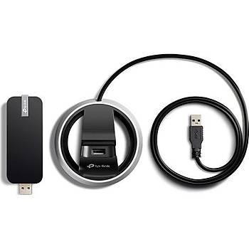 TP-Link Archer T9UH AC1900 Kablosuz ift Bant USB Adaptr