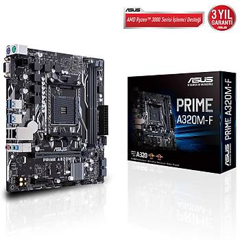 Asus Prime A320M-F AMD A320 3200 MHz (OC) DDR4 Soket AM4 mATX Anakart