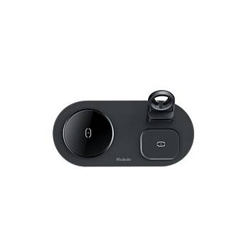 Mcdodo CH-7061 3in1 Manyetik 15W Kablosuz Hzl arj Dock Stand Siyah