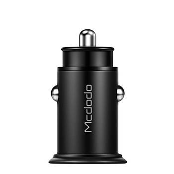 Mcdodo CC-6560 USB+PD QC Hýzlý Mini Araç Þarj Cihazý Siyah