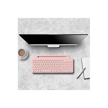 Blueforce 2.4 Ghz Wireless Bluetooth v5.0 Standl Kablosuz Klavye Pemb