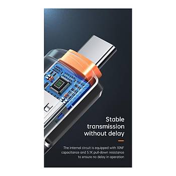 Mcdodo OT-8730 OTG Type C to USB evirici Adaptr Tablet ve Telefon Uyumlu