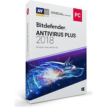 Bitdefender Antivirs Plus 2018 1 Kullanc 1 Yl