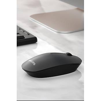 Philips SPK7221 M221 Kablosuz Mouse 2.4Ghz 1600 Dpi Siyah