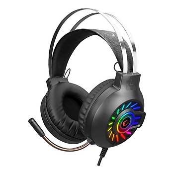 Rampage RM-K44 Zengibar 7.1  RGB Gaming Mikrofonlu Oyuncu Kulakl