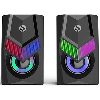 HP DHE-6000 2.0 RGB Multimedya 6W Speaker Hoparlör