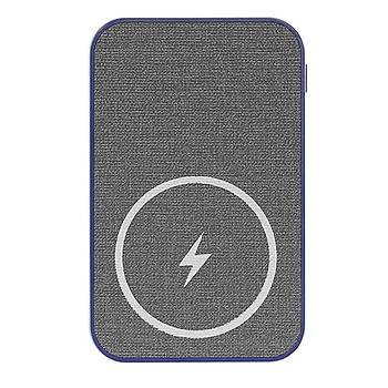 S-Link P50 5000mAh Kablosuz Tanabilir arj Cihaz Powerbank Mavi