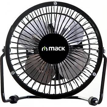 Mack MCF-14 BK Siyah Masaüstü Serinletici Metal USB Fan