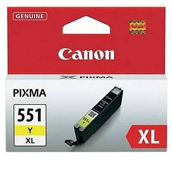 Canon CLI-551XLY Mg6350, Mg5450, Ip7250 Sarı Kartuş