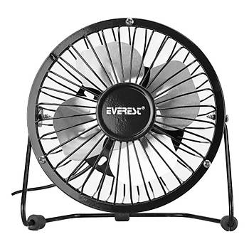 Everest EFN-482 Masast Usb Metal Fan Siyah
