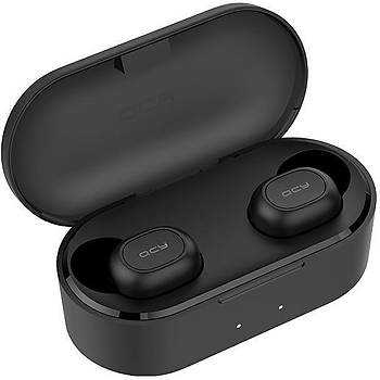 Qcy T2C ift Mikrofonlu arjl Bluetooth V5.0 Siyah Telefon Kulakl
