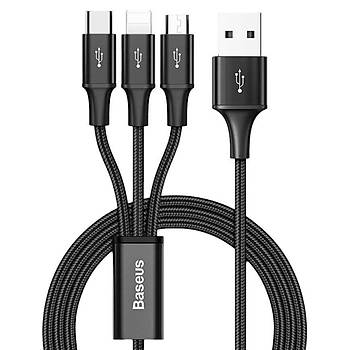Baseus Rapid 3in1 Lightning-Type-c-Micro Usb arj Kablosu