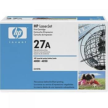 HP C4127A ( 27A ) 4000-4050 Orjinal Siyah Toner 