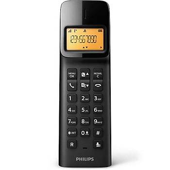 Philips D140B1/TR Kablosuz Dect Telefon Siyah