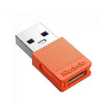 Mcdodo OT-6550 TYPE-C TO USB A 3.0 Converter Turuncu Çevirici