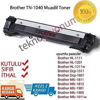 Brother Tn-1040 Muadil Toner HL-1111/HL1201/HL1211W/DCP1511/1911