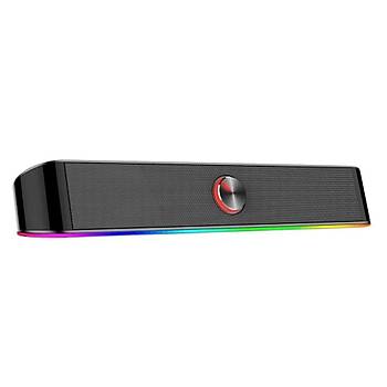 Hp DHE-6003 Kablolu Soundbar Hoparlr RGB Ikl/Oyuncu