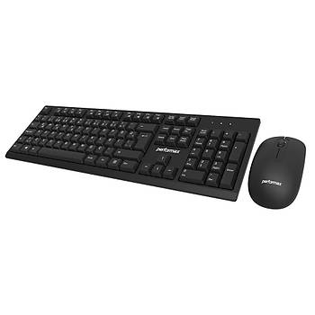 Performax SK1004 Multimedya Klavye-Mouse Kablosuz SET Siyah