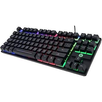 Dexim DKA006 RGB Ikl Gaming Oyuncu TKL Klavye
