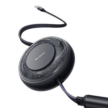 Mcdodo 3in1 Makaral Lightning+Micro+Type-C arj ve Data Kablosu Siyah