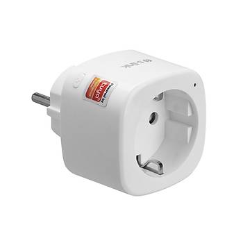 S-Link Swapp SL-05 16A Akm Korumal Akll Priz 2.4 Ghz Wifi TUYA Destekli Google Asistan,Alexa Siri Uyumlu