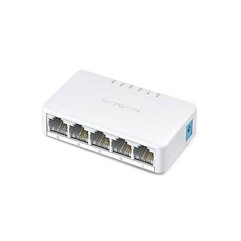 Tp-Link Mercusys MS105 5 Port 10/100 Switch Ethernet Çoklayýcý