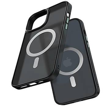 Mcdodo iPhone 14 Pro Magsafe ile Uyumlu Kılıf PC-3102 Siyah