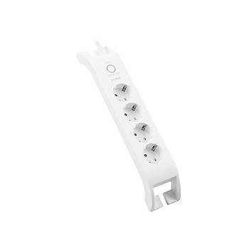 S-Link SPG3040 2M 900 Joule 4 l Akm Koruyucu Priz Beyaz 