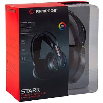 Rampage RM-K6 STARK 7.1 RGB Surround Gaming Oyuncu Kulaklığı