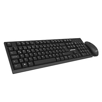 Performax SK1004 Multimedya Klavye-Mouse Kablosuz SET Siyah
