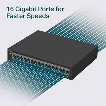 TP-Link TL-SG116E 16-Port Gigabit Pro Unmanaged Switch 