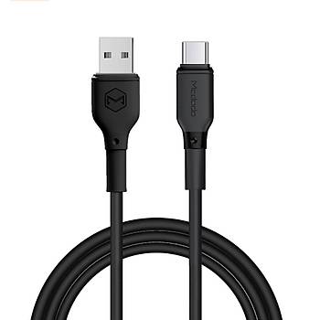 Mcdodo CA-7281 Type-C to USB Hzl arj ve Data Kablosu 3A QC.4 Siyah