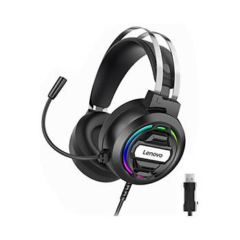 Lenovo H401 2.0 USB Mikrofonlu Gaming Oyuncu Kulakl Ikl 