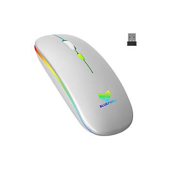 Blueforce V5.0 Bluetooth & Wireless 2,4ghz Sessiz Kablosuz Mouse Gm